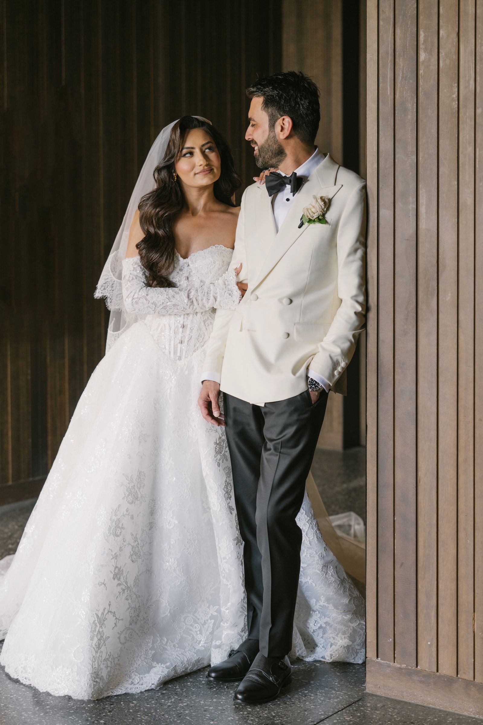 Hubert Estate, Yarra Valley wedding — reception room set for a wedding, photographed by C2 Films