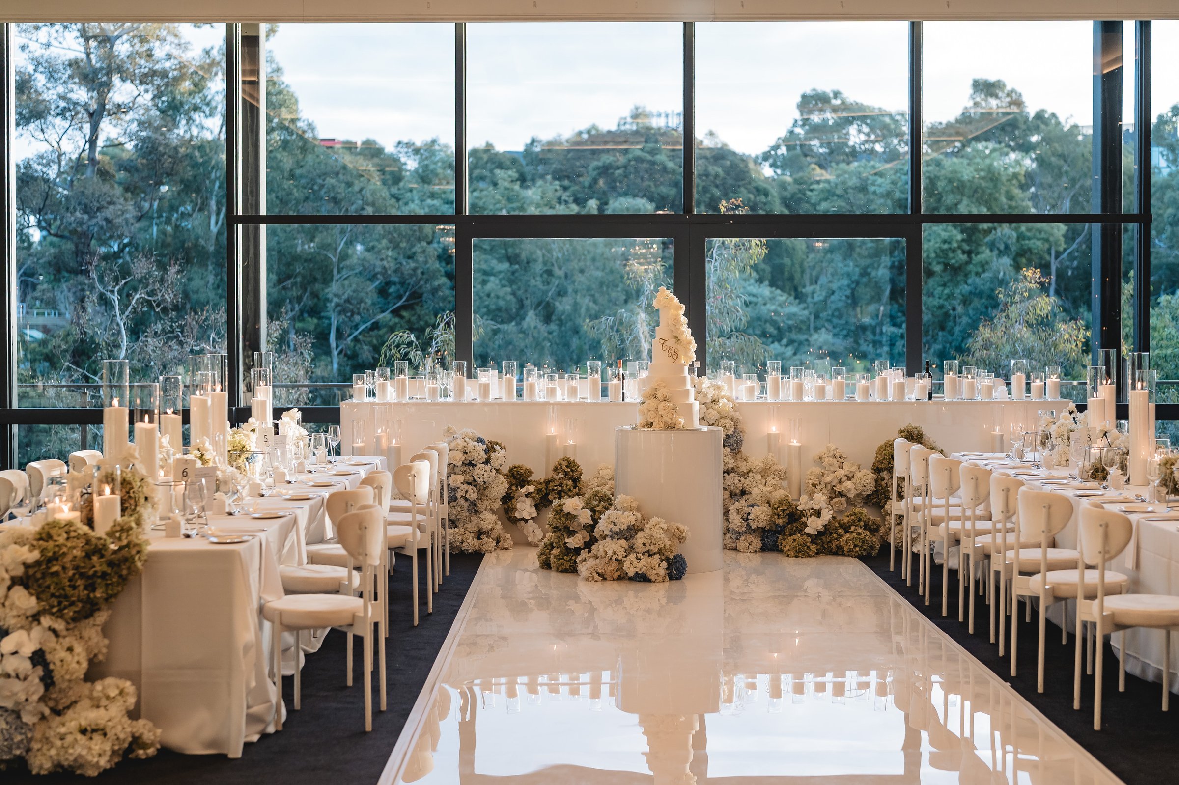 Leonda by the Yarra, Hawthorn wedding — evening reception, photographed by C2 Films