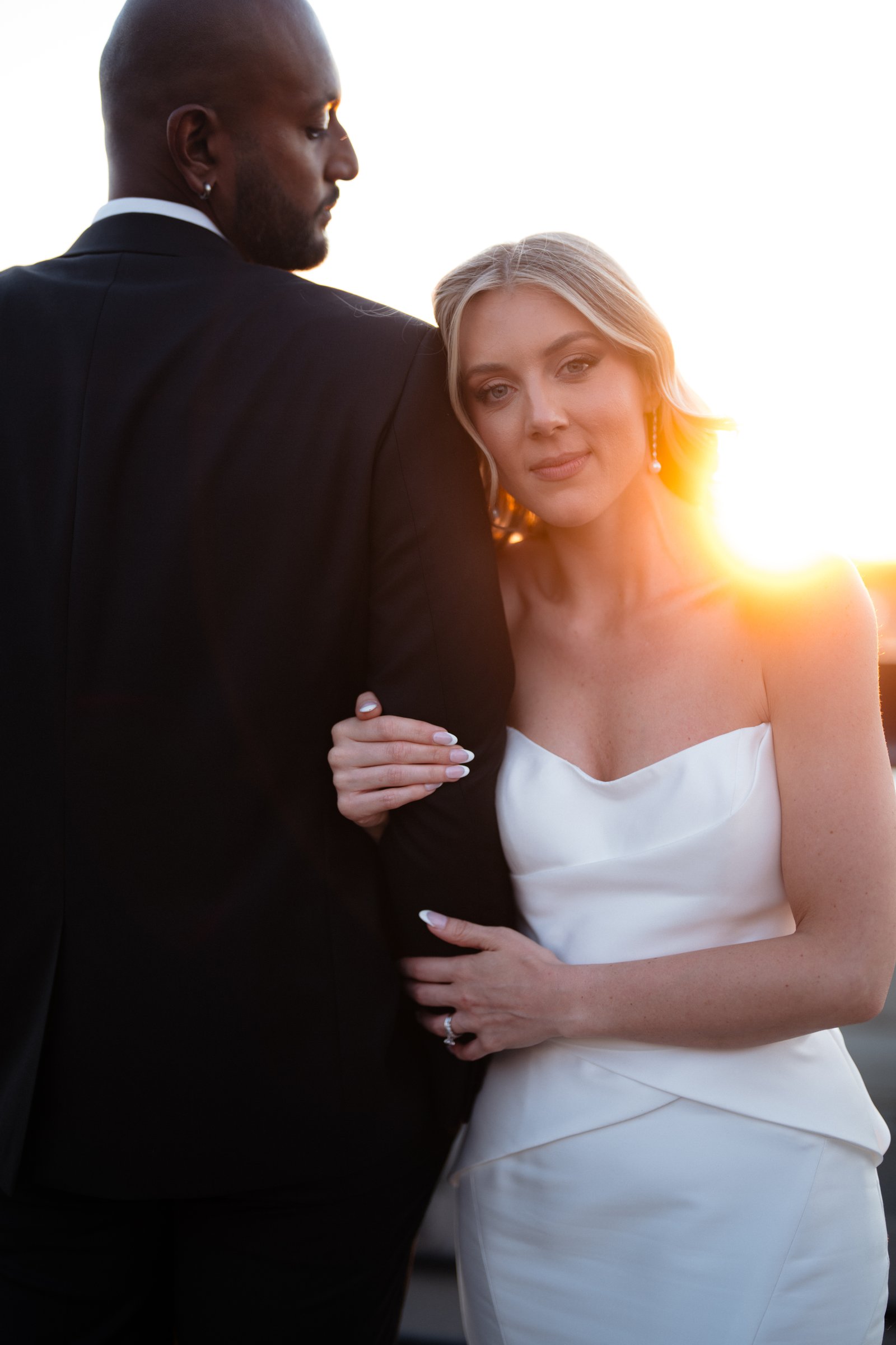 Luminare, South Melbourne wedding — reception room set for a wedding, photographed by C2 Films