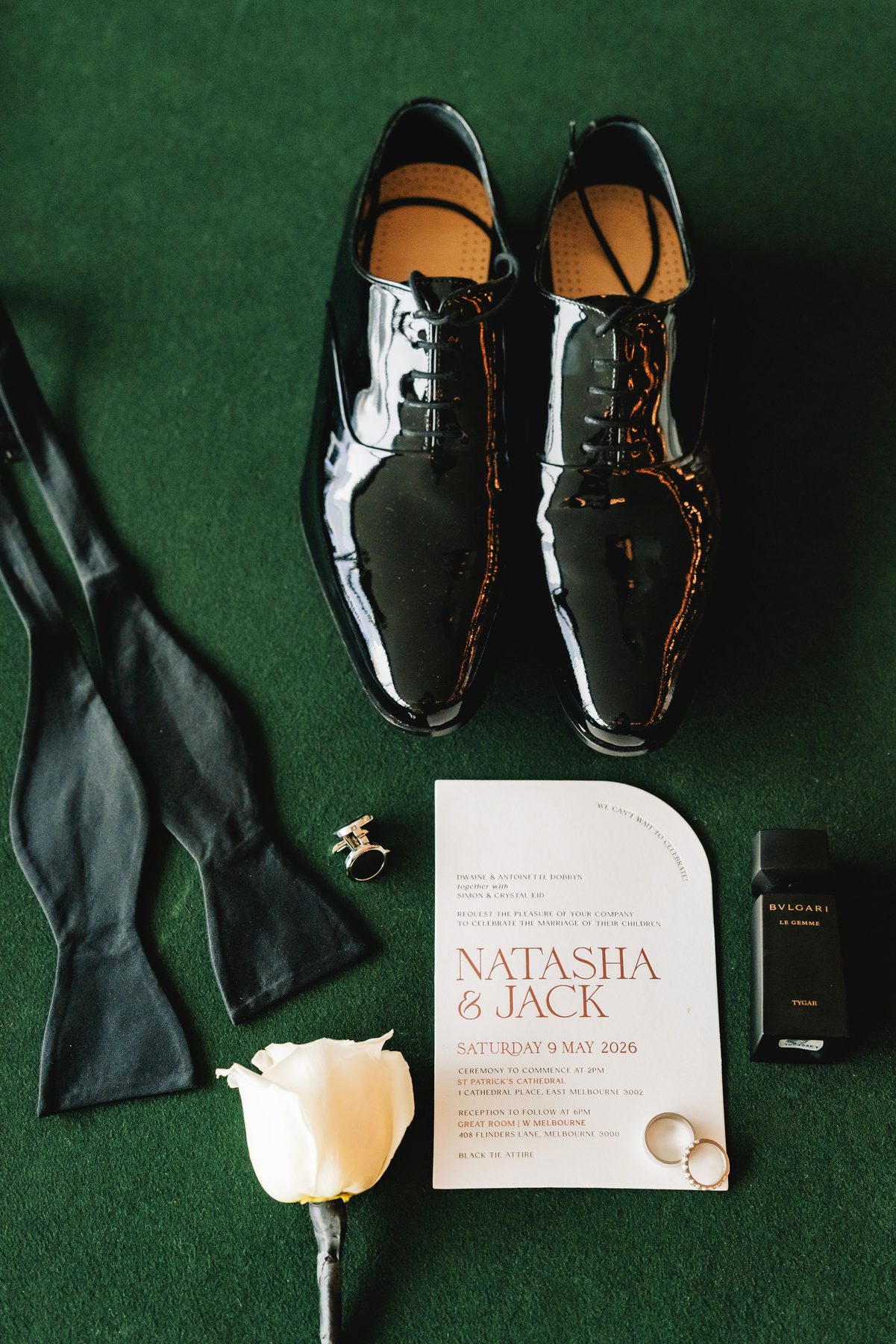 Jack and Natasha preparing on the morning of the wedding — Melbourne wedding photography by C2 Films