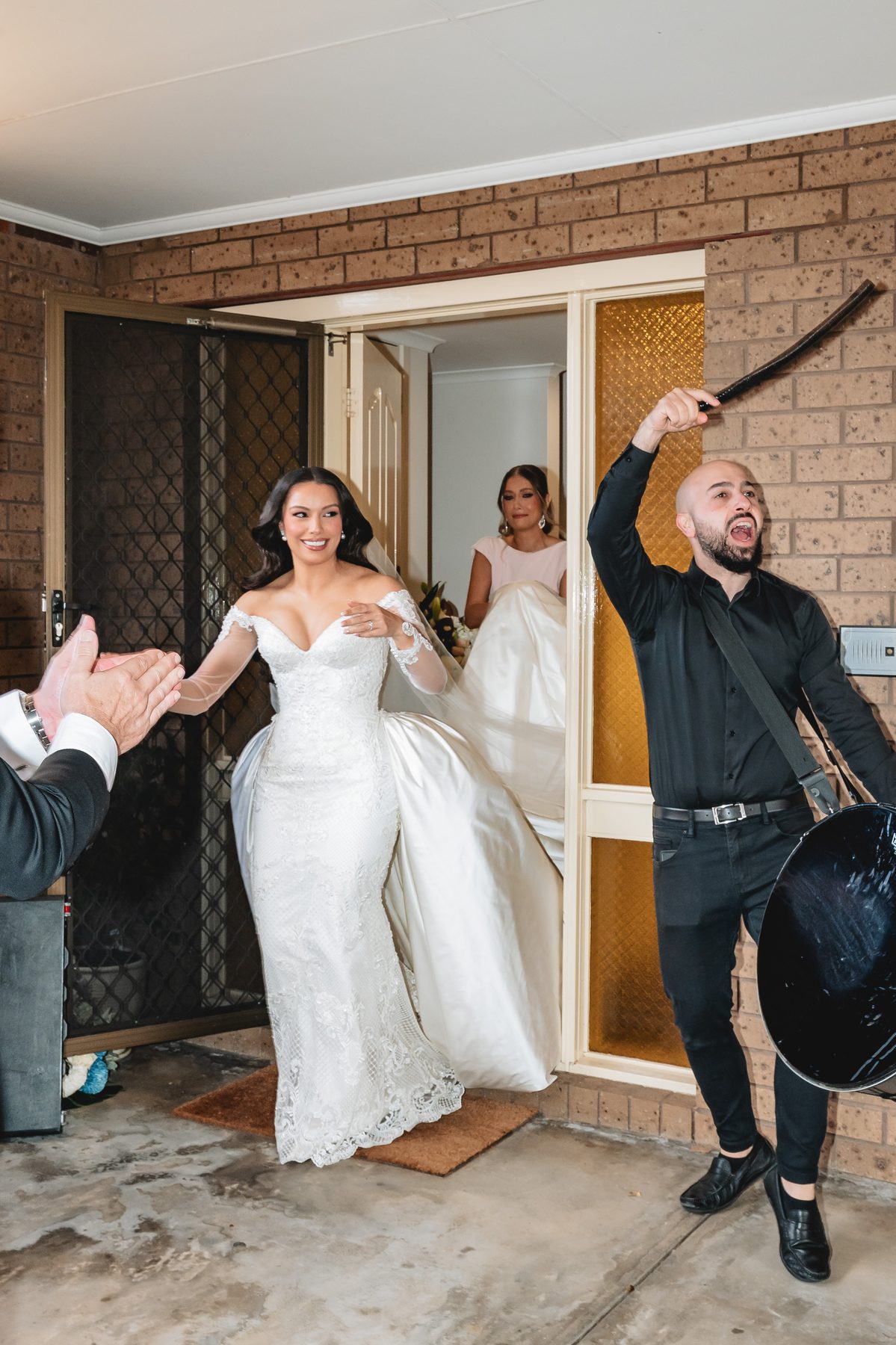 Jack and Natasha during the ceremony at St Patrick's Cathedral, Melbourne — C2 Films wedding photography
