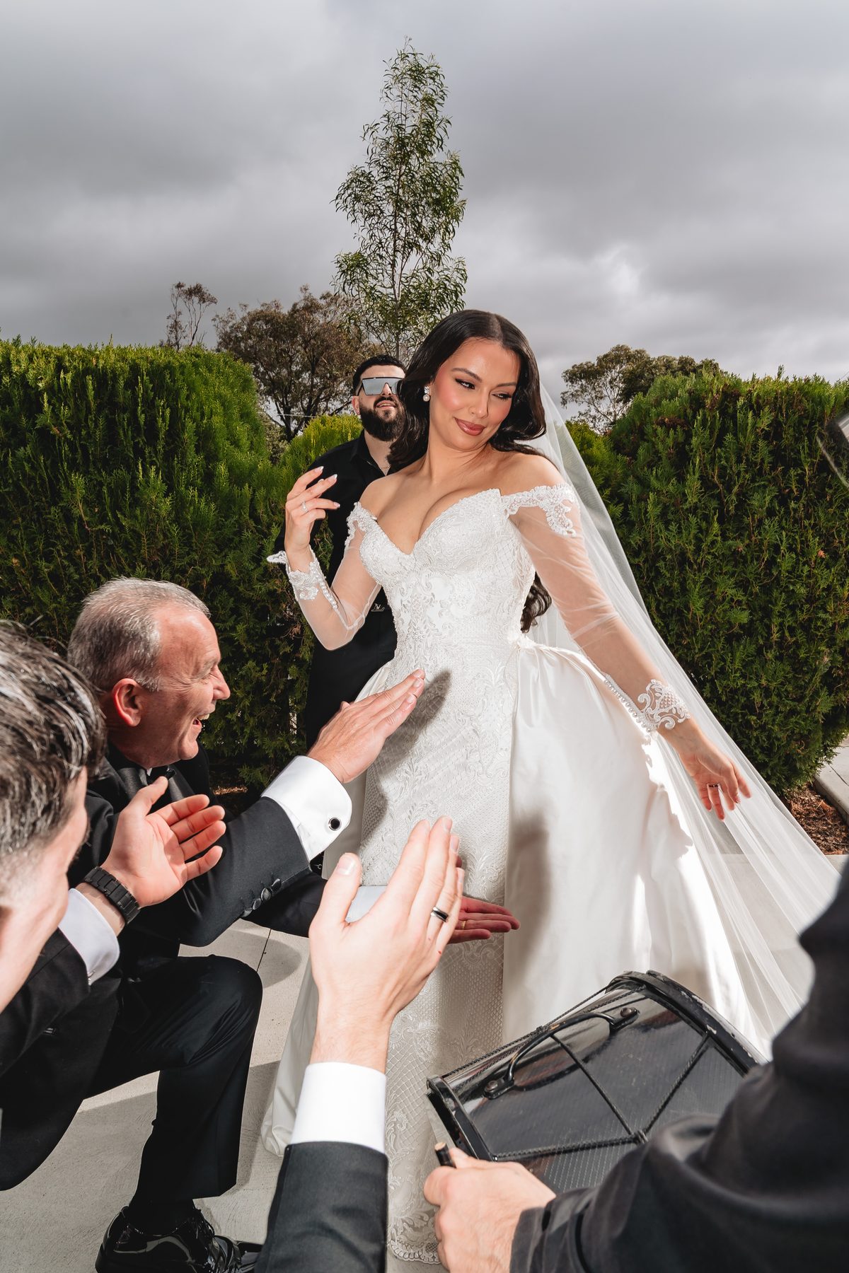 Jack and Natasha exchanging vows at St Patrick's Cathedral, Melbourne — C2 Films wedding photography