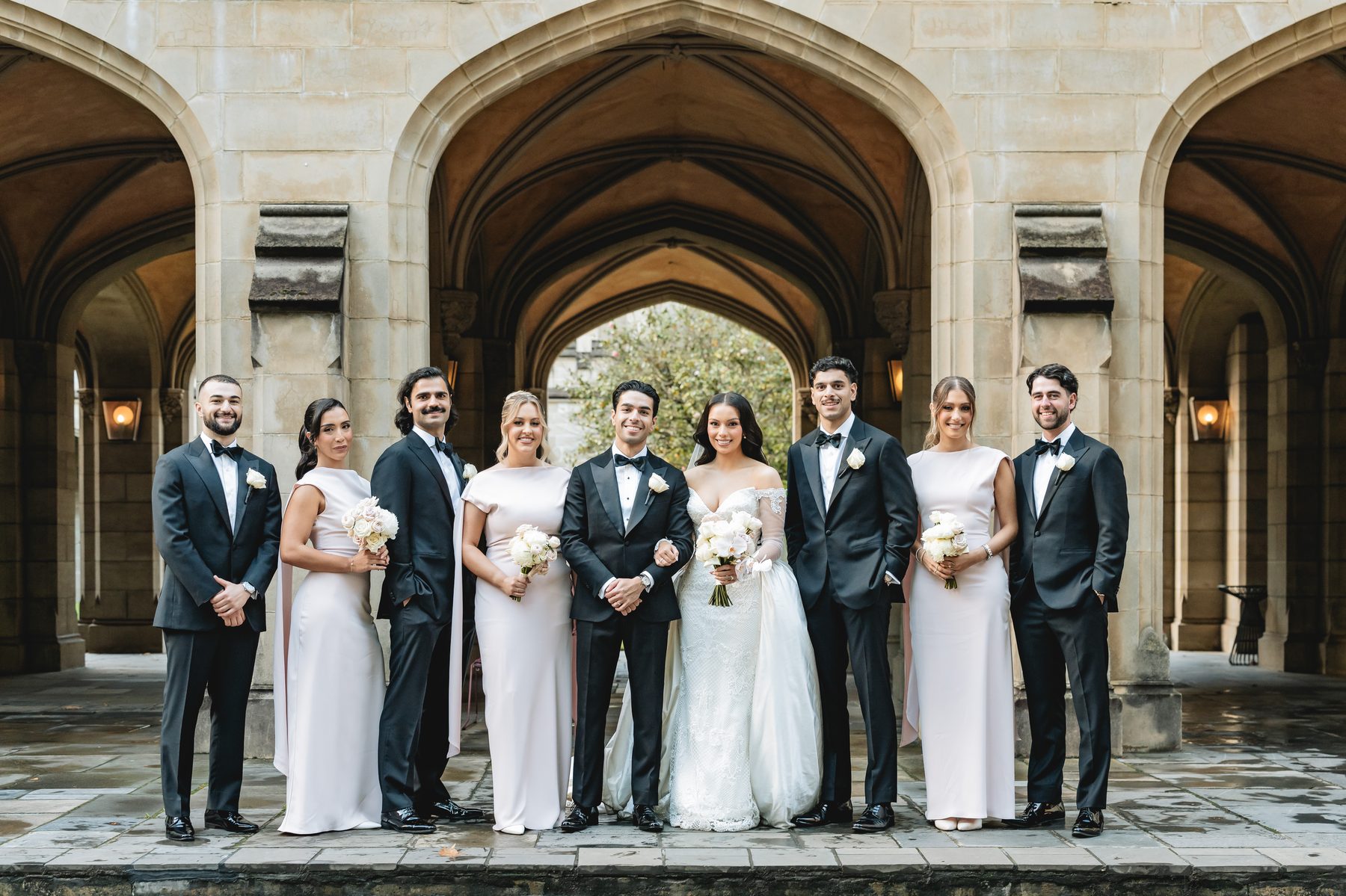 Jack and Natasha — couple portraits on their wedding day at W Melbourne, by C2 Films