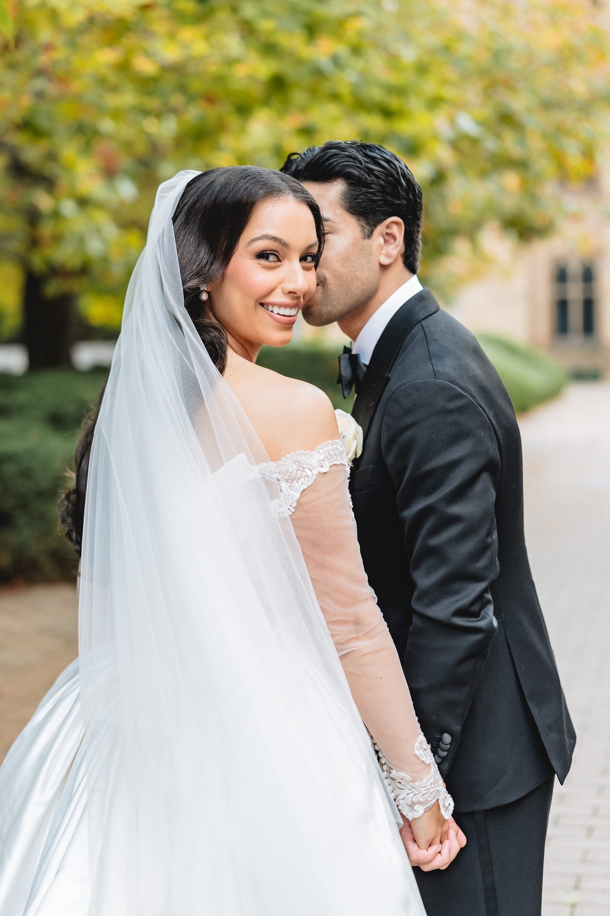 Jack and Natasha — bridal portraits on their wedding day at W Melbourne, by C2 Films