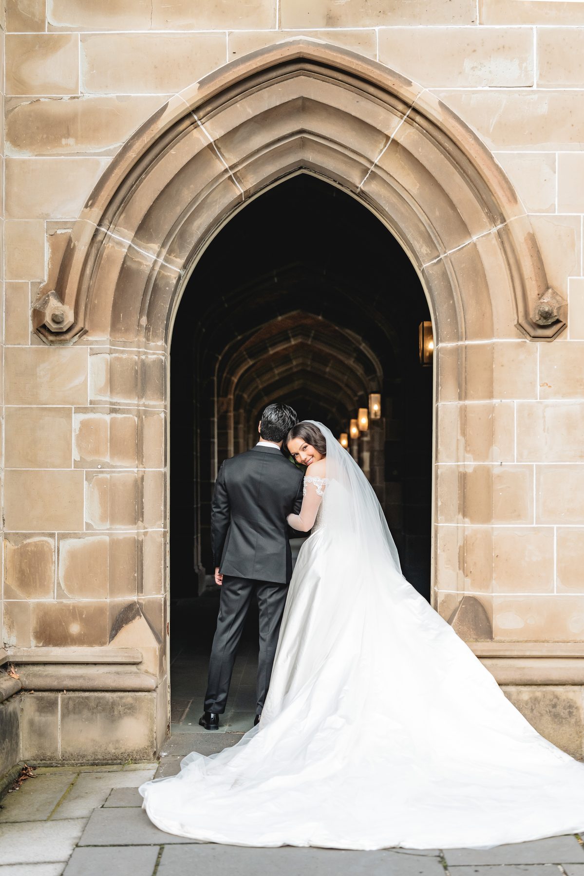 Jack and Natasha — bridal party portraits on their wedding day at W Melbourne, by C2 Films