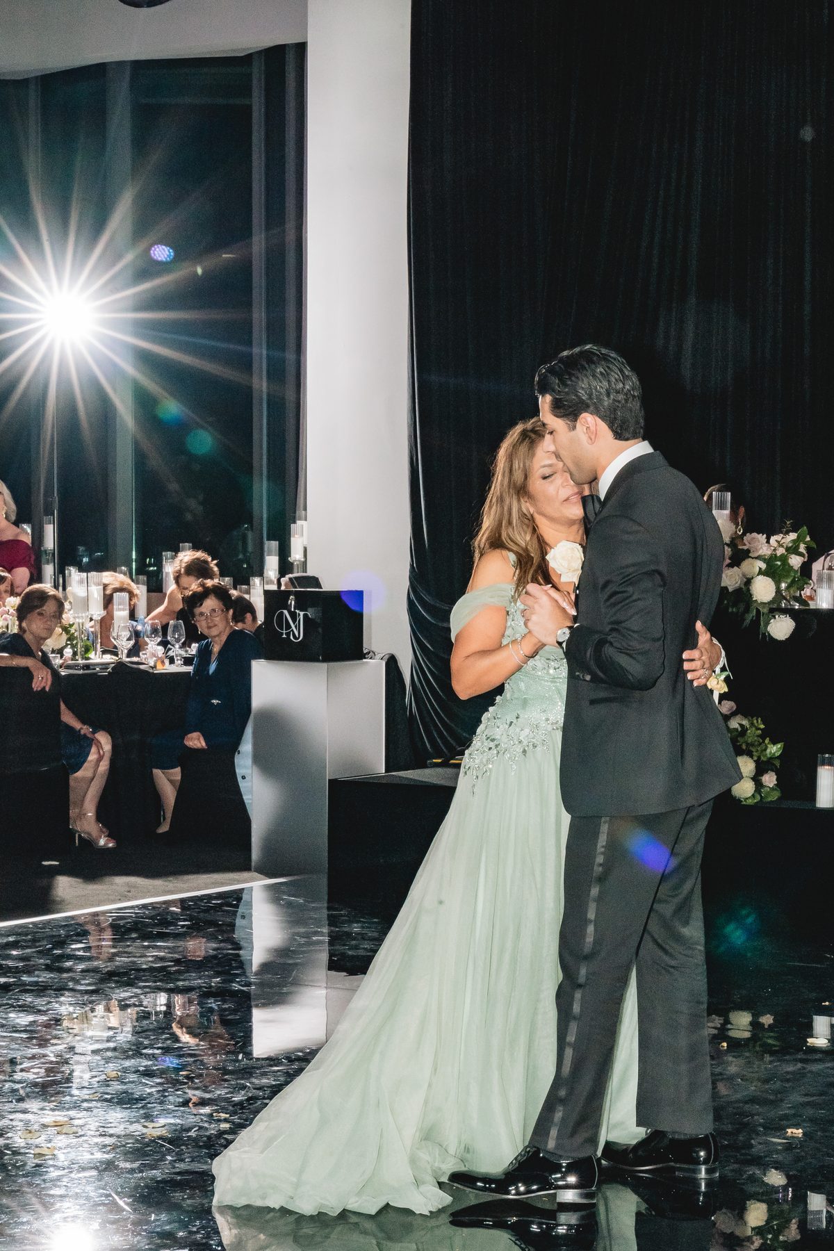 Jack and Natasha — the first dance at W Melbourne, Melbourne wedding photography by C2 Films
