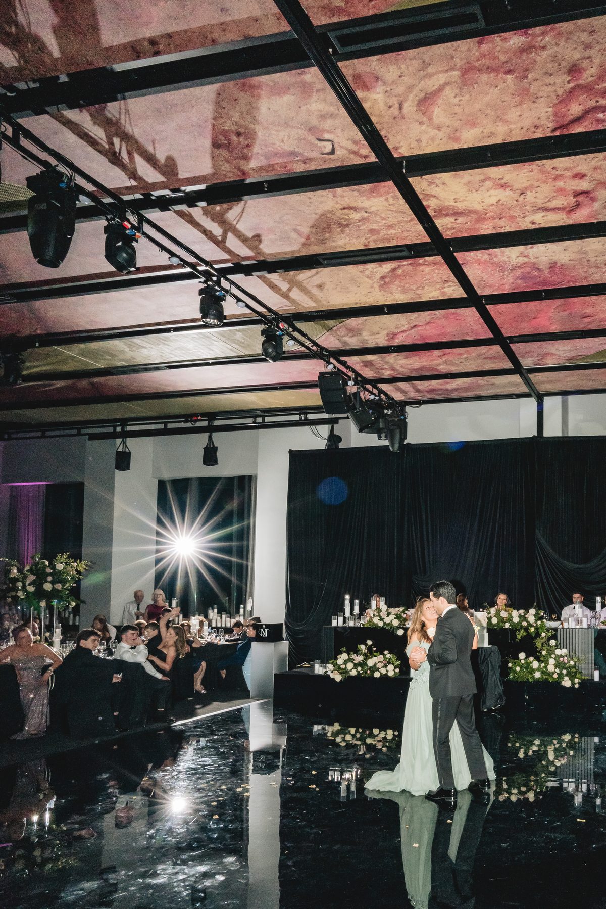 Jack and Natasha — speeches at the reception at W Melbourne, Melbourne wedding photography by C2 Films