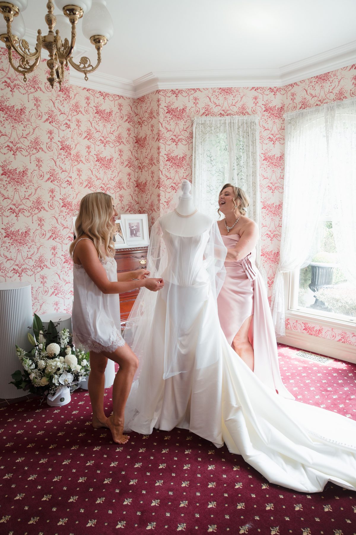 Jacob and Olivia final details before the ceremony — Melbourne wedding photography by C2 Films