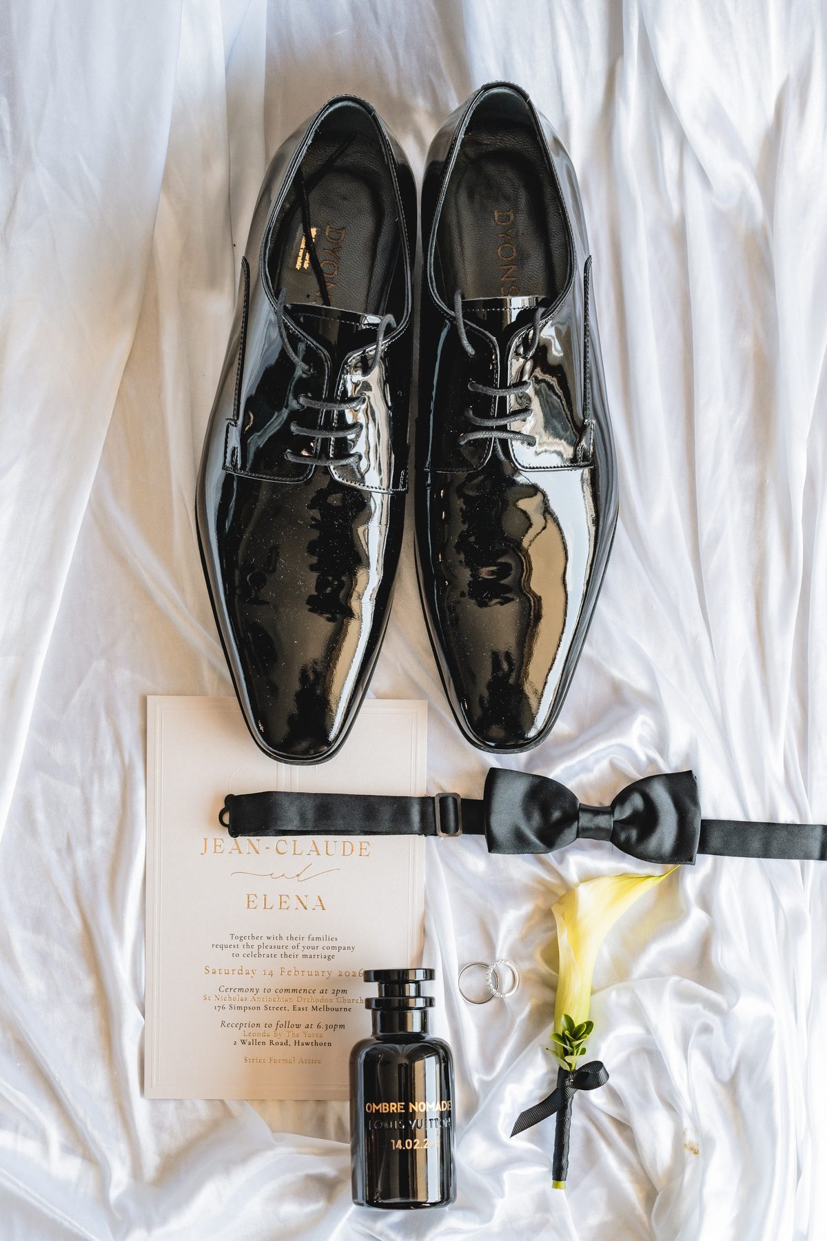 Jean-Claude and Elena final details before the ceremony — Melbourne wedding photography by C2 Films