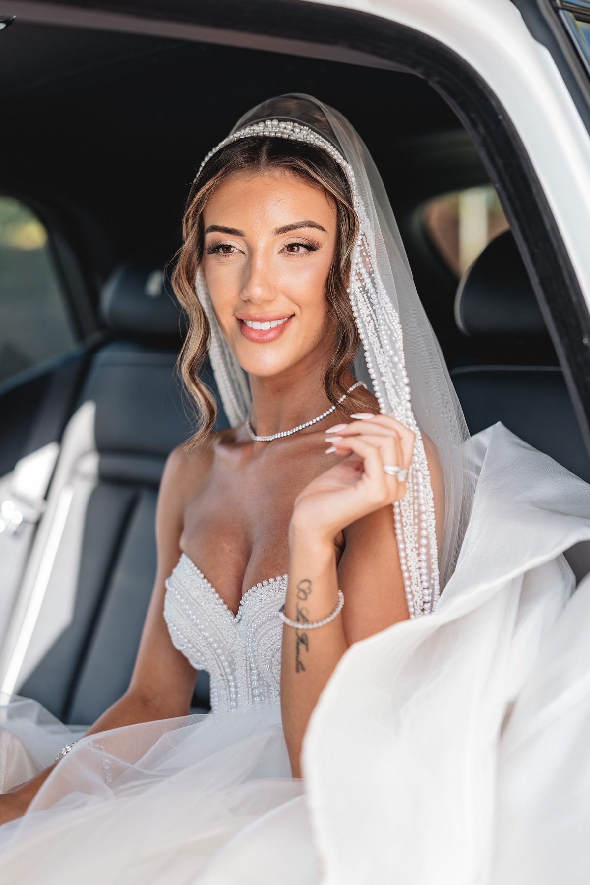 Jean-Claude and Elena — wedding portraits on their wedding day at Leonda by the Yarra, by C2 Films