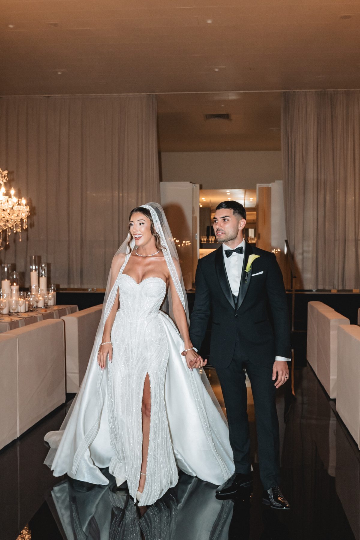 Jean-Claude and Elena — reception dancing at Leonda by the Yarra, Melbourne wedding photography by C2 Films