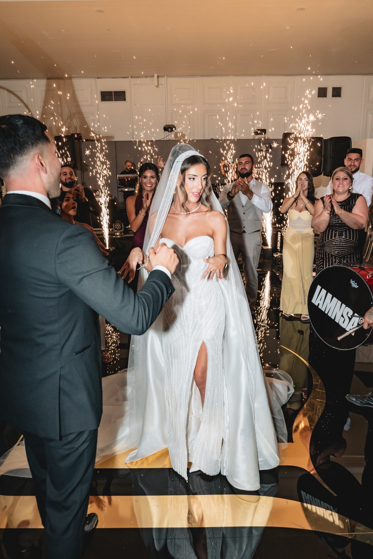 Jean-Claude and Elena — at the reception at Leonda by the Yarra, Melbourne wedding photography by C2 Films