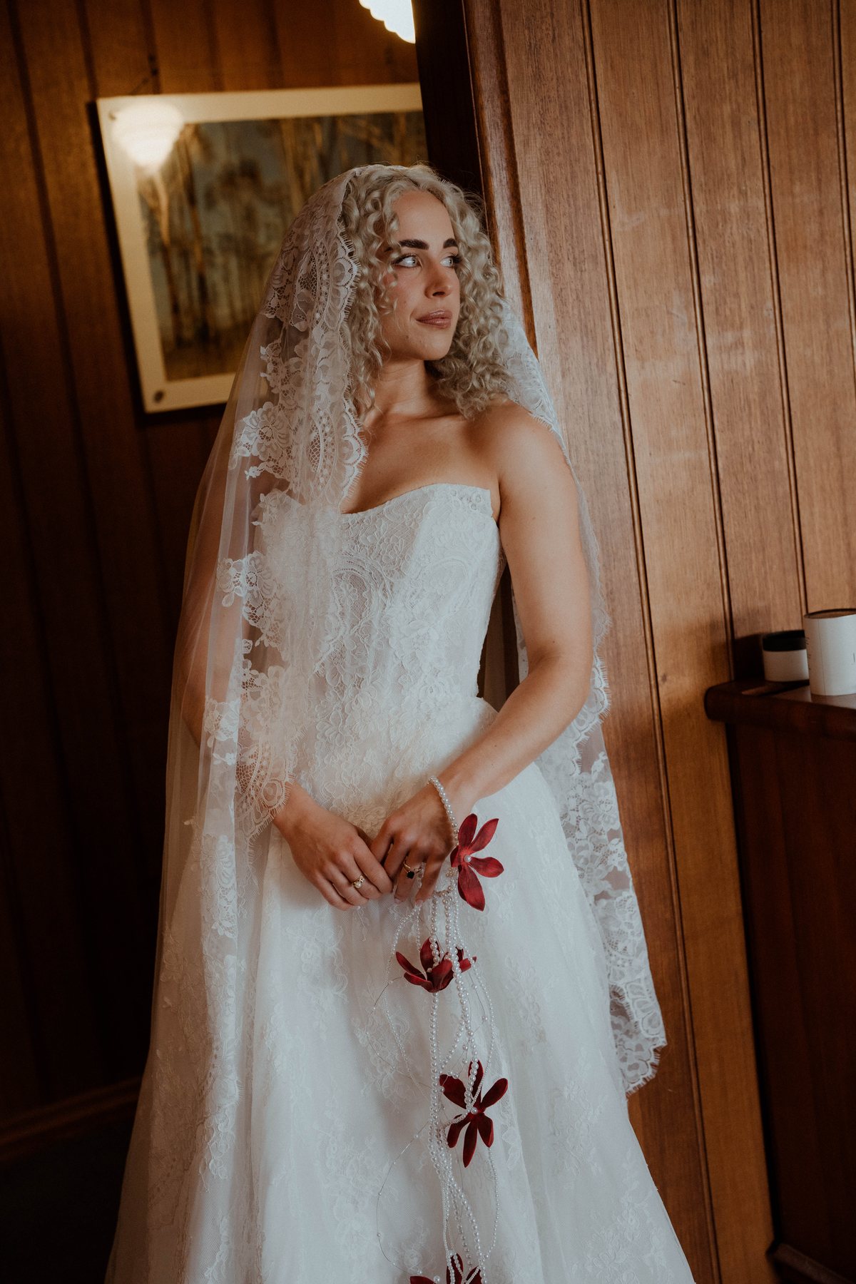 Monique and her bridesmaids before leaving for the ceremony at Rosewood Estate, Beechmont QLD — wedding photography by C2 Films