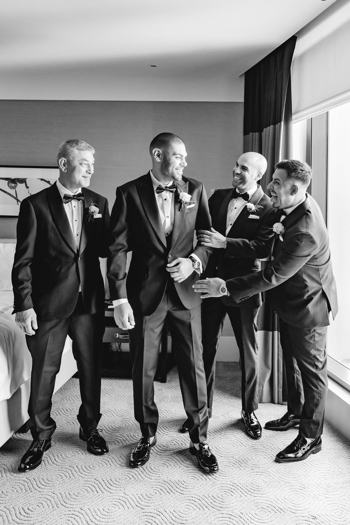 Mo and Elyse bridal preparation — Melbourne wedding photography by C2 Films