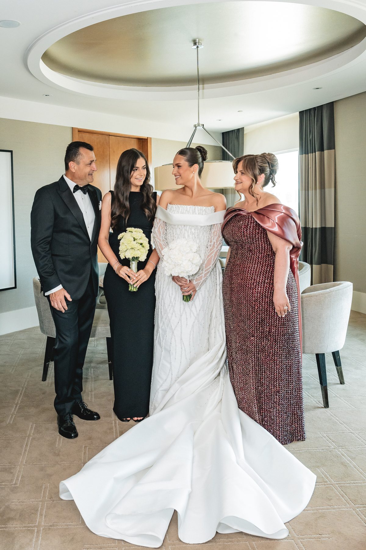 Mo and Elyse preparing on the morning of the wedding — Melbourne wedding photography by C2 Films