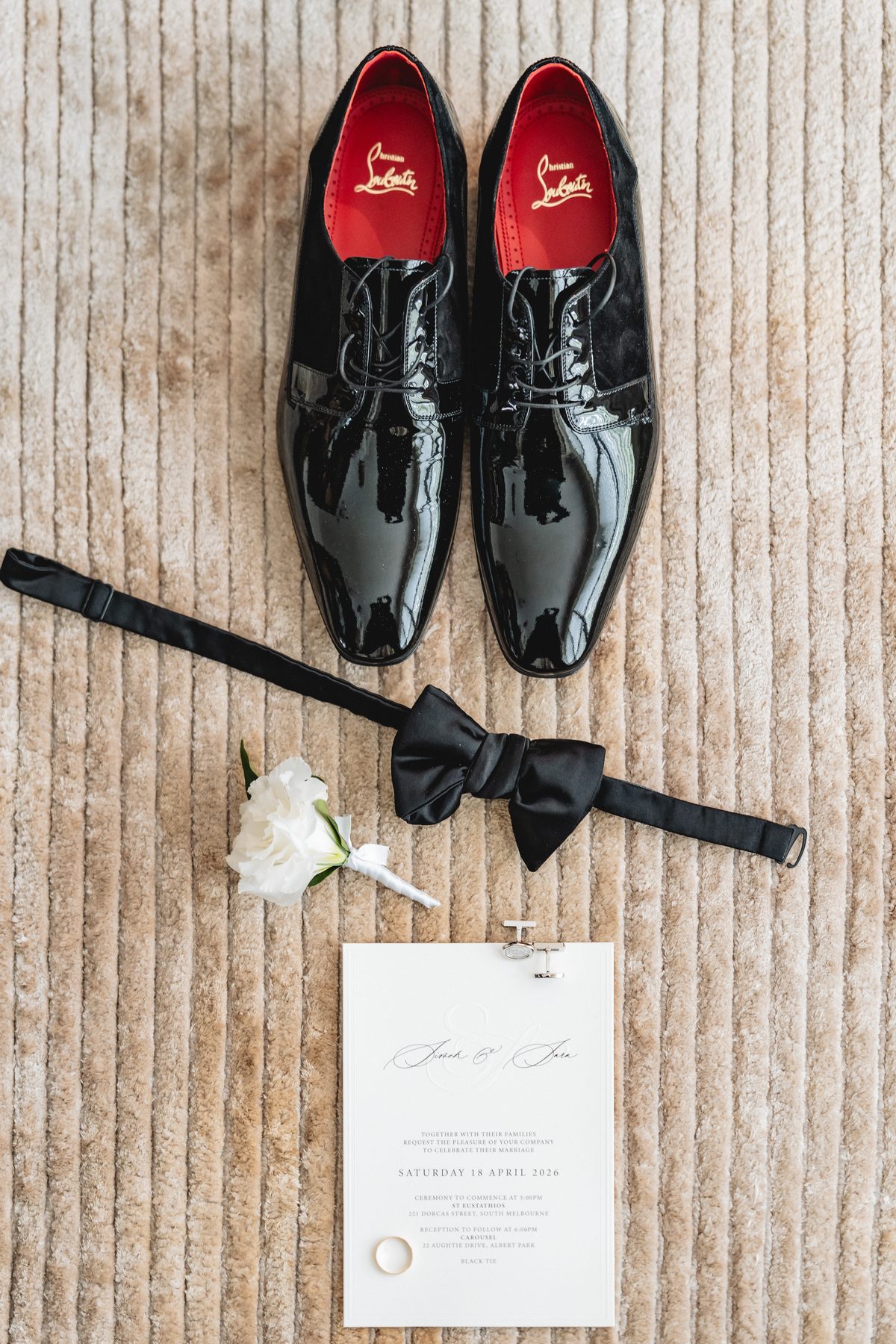 Simon and Sara preparing on the morning of the wedding — Melbourne wedding photography by C2 Films