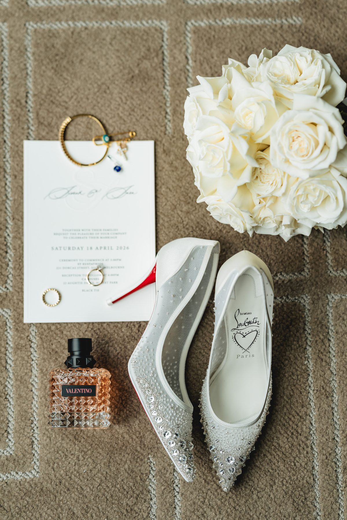Simon and Sara final details before the ceremony — Melbourne wedding photography by C2 Films