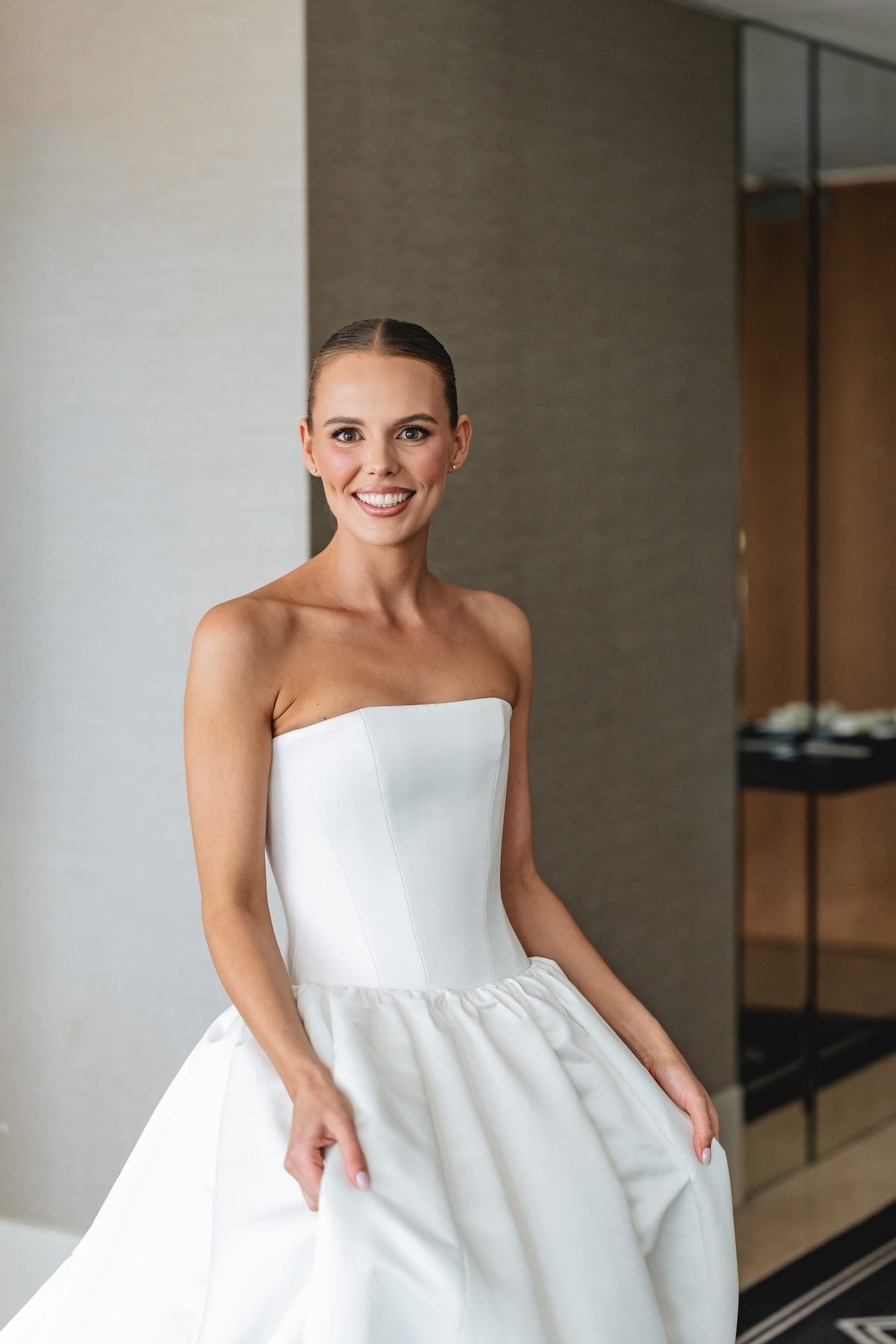Simon and Sara getting ready before the ceremony — Melbourne wedding photography by C2 Films
