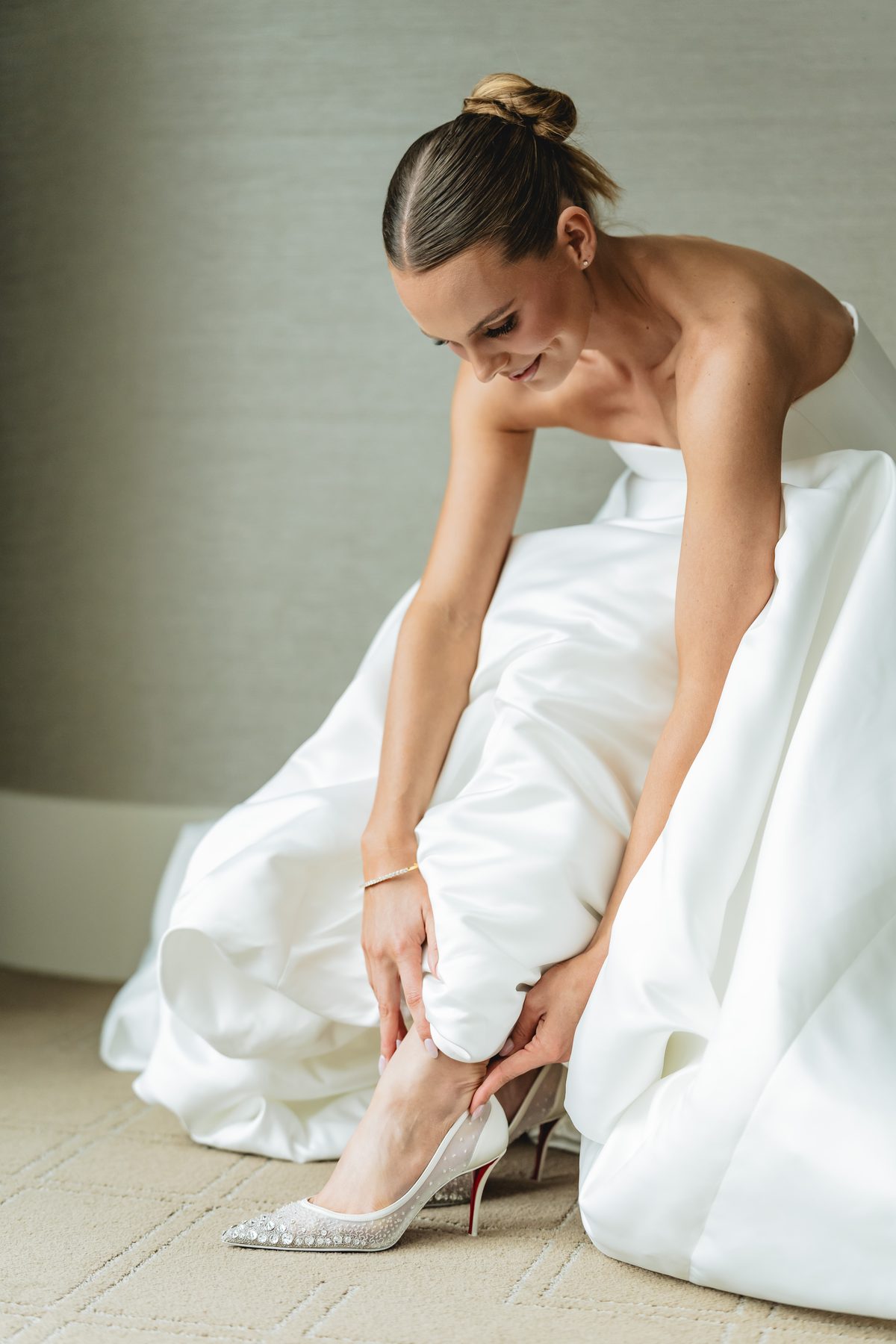 Simon and Sara exchanging vows at St Eustathios Greek Orthodox Church — C2 Films wedding photography