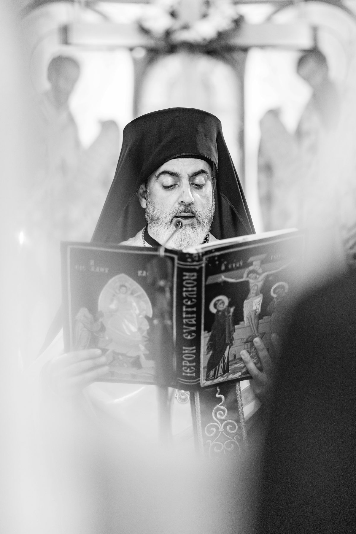 Simon and Sara the wedding ceremony at St Eustathios Greek Orthodox Church — C2 Films wedding photography