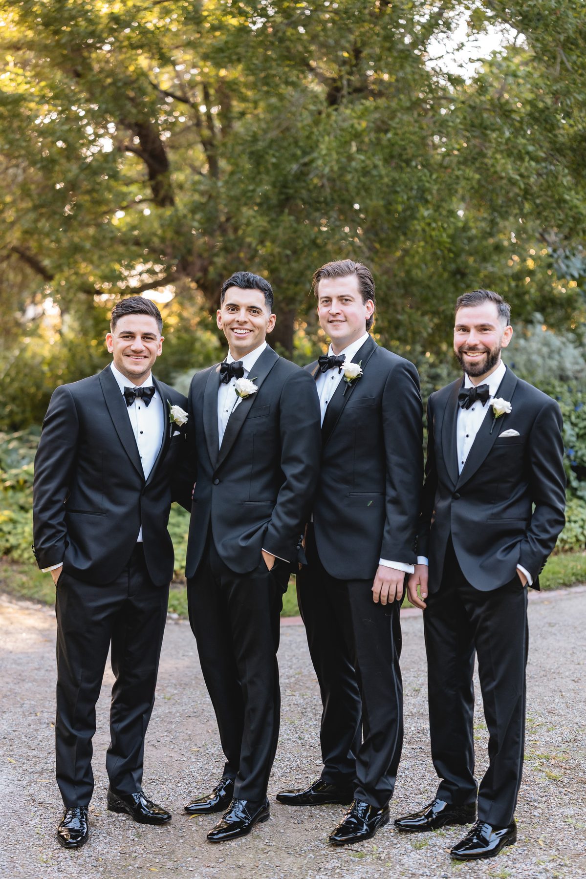 Simon and Sara — bridal portraits on their wedding day at Carousel, Albert Park, by C2 Films