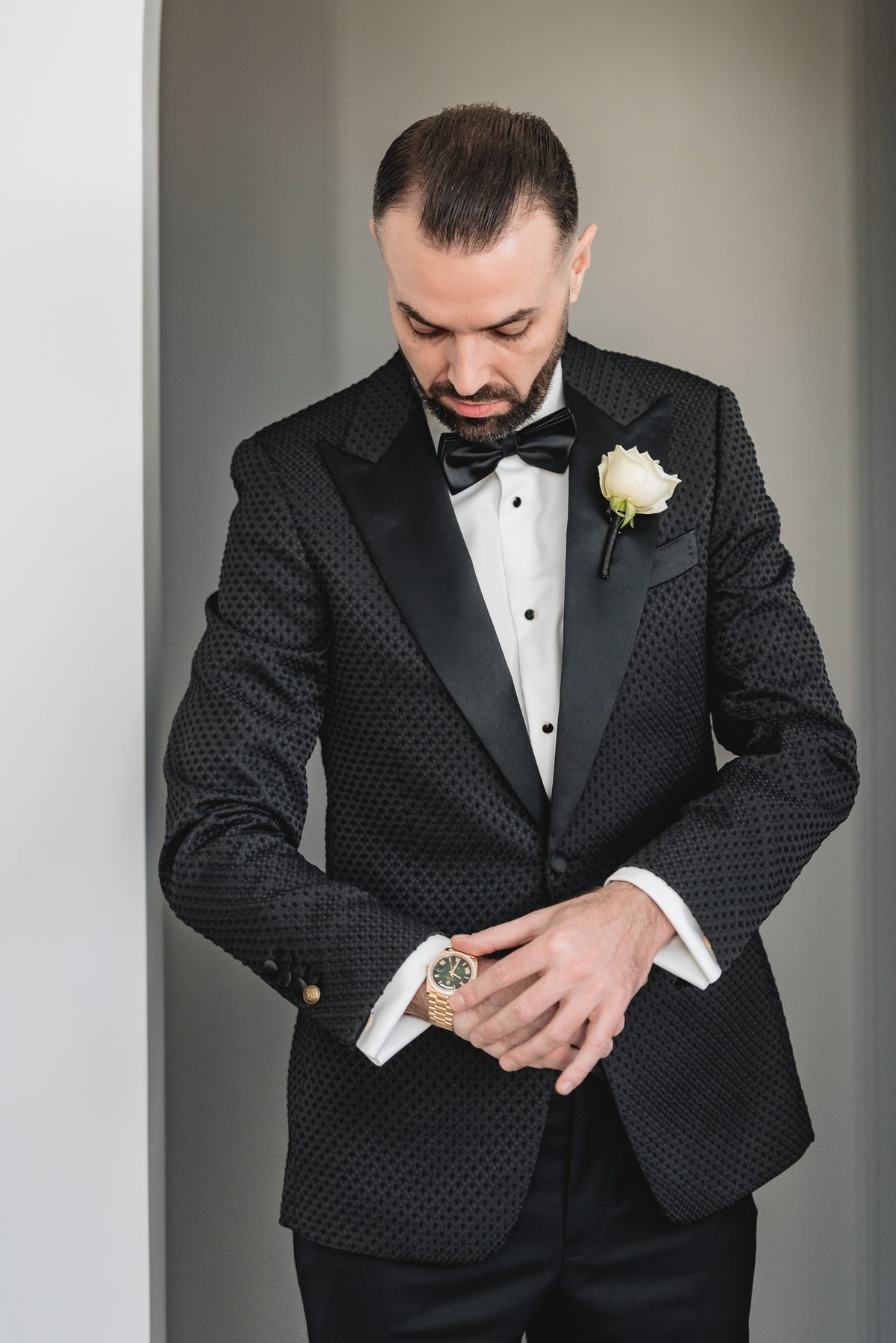 Toni and Suzie final details before the ceremony — Melbourne wedding photography by C2 Films