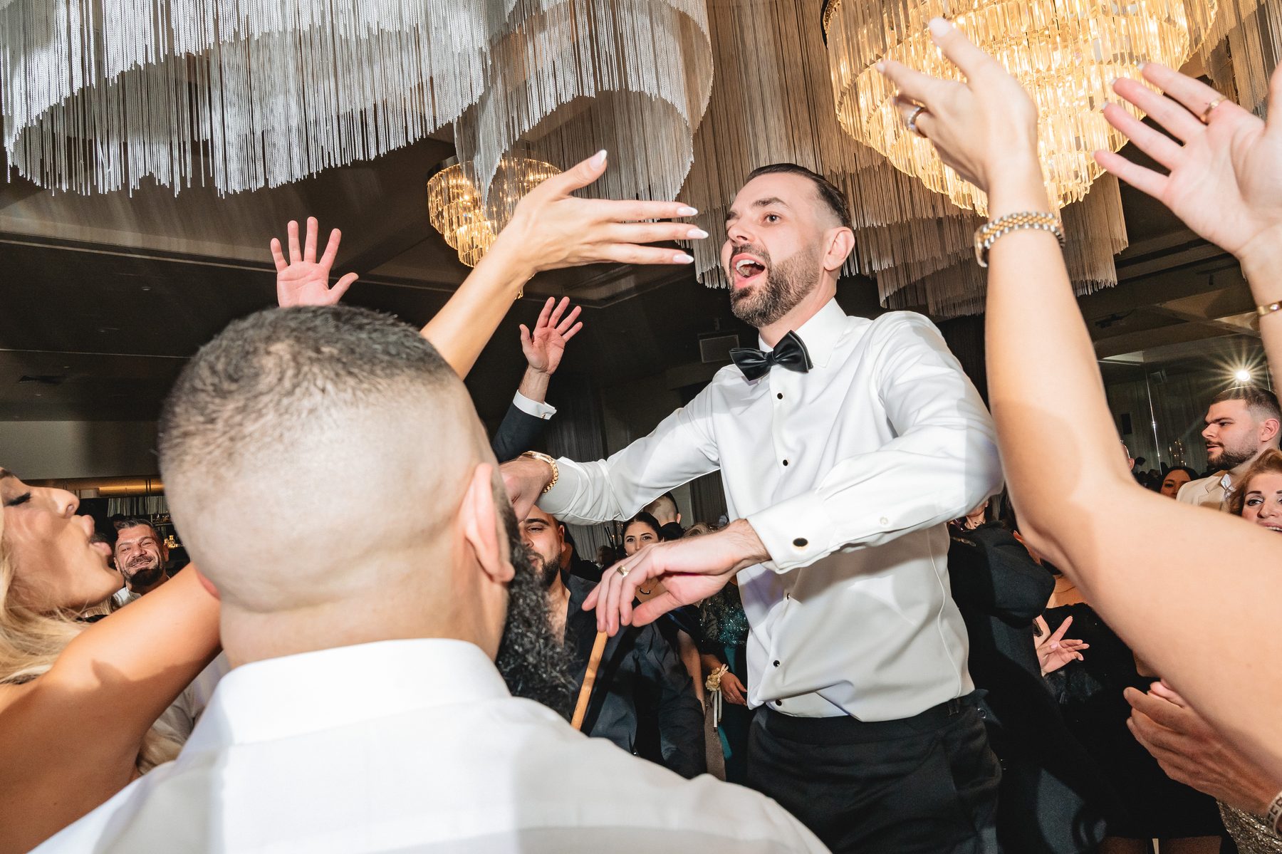 Toni and Suzie — during the reception at Leonda by the Yarra, Melbourne wedding photography by C2 Films